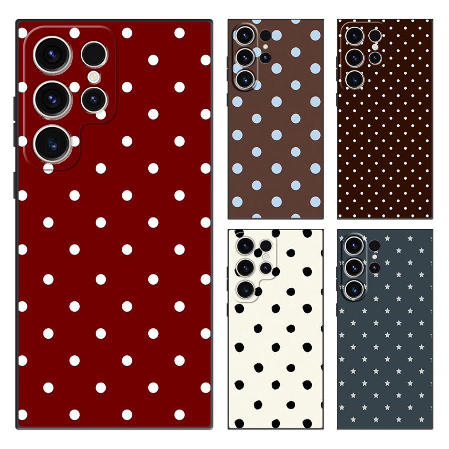 Phone Cases Polka Dot - Capa de Telefone Retro com Poás