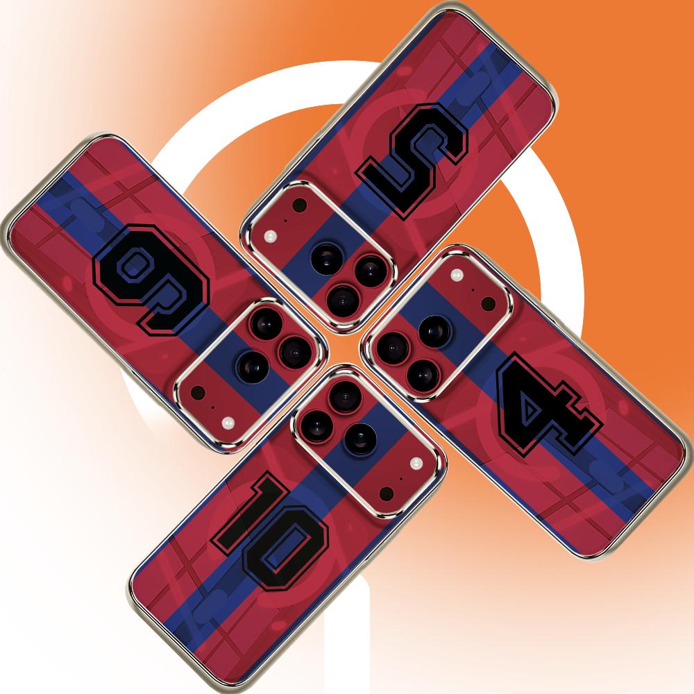 Phone Cases Jersey - Capa Magnética Transparente F-FC Barcelona para