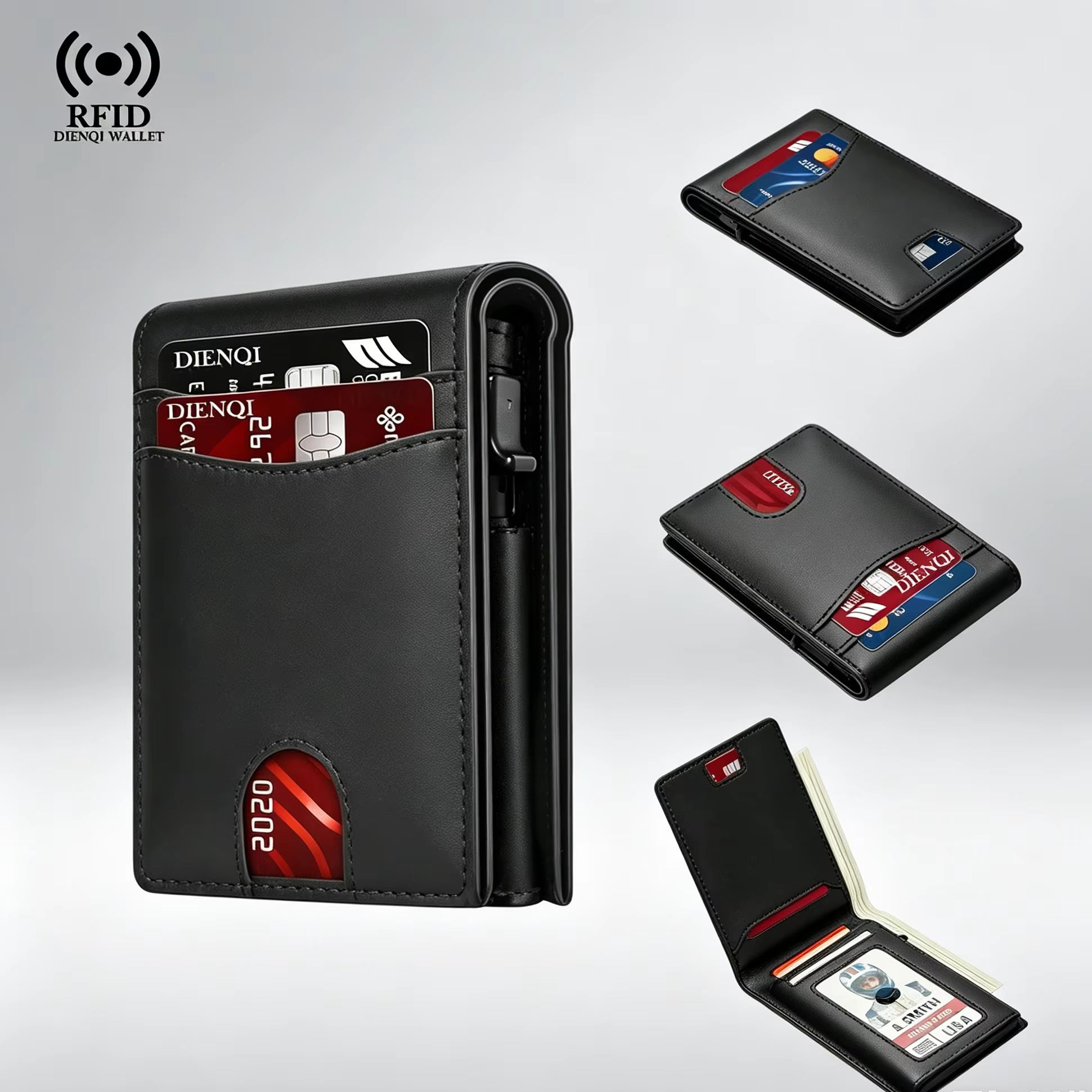 Card Holder Slim Case - Carteira Masculina de Luxo para Cartões