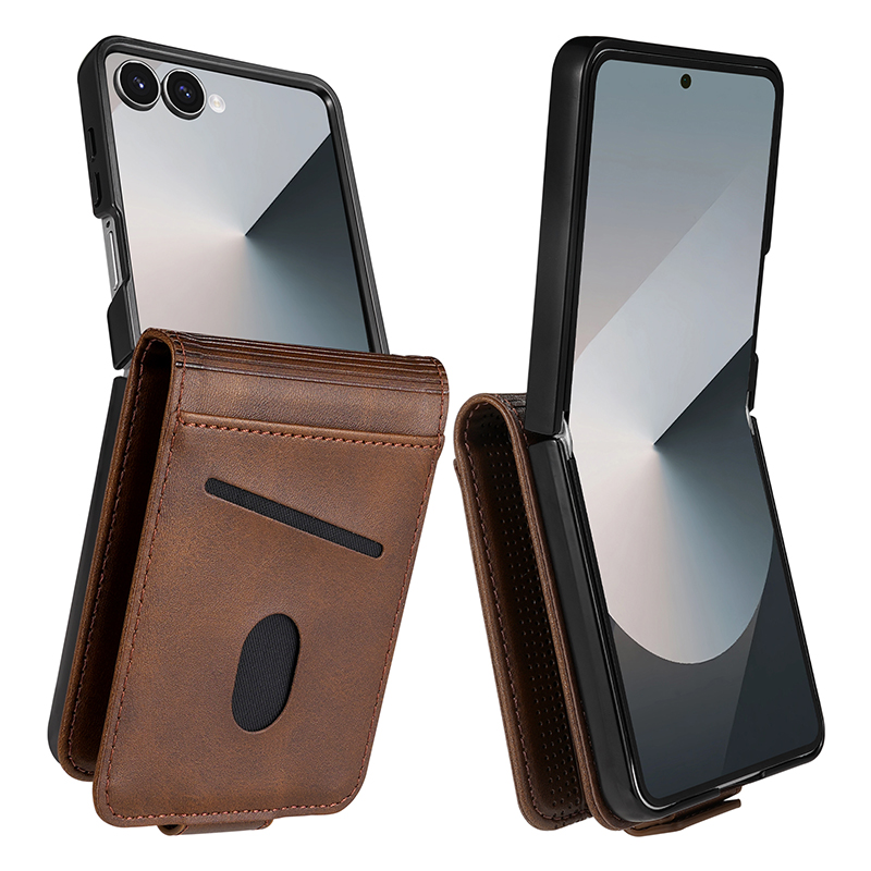 Card Holder Slim Case - Capa de Telefone em Couro com
