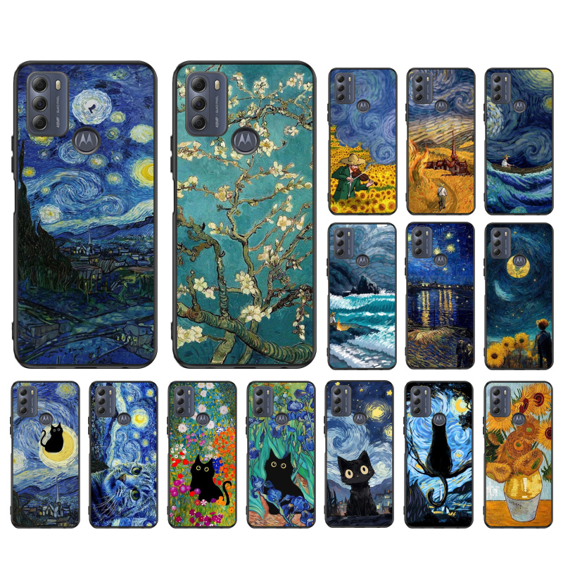 Phone Cases Aviation - Van gogh girassóis gato caso de