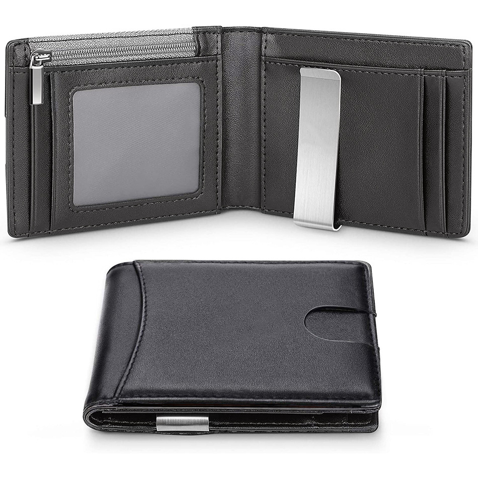 Card Holder Slim Case - Porta-cartões de visita, carteira inteligente com