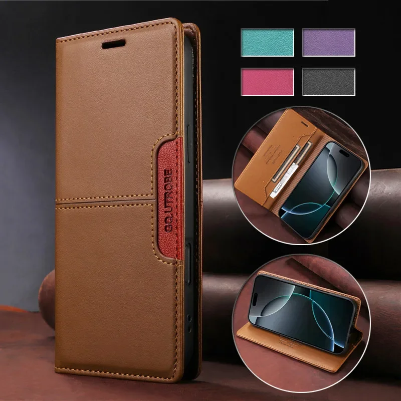 Phone Cases Aviation - Capa de couro antifurto para oppo