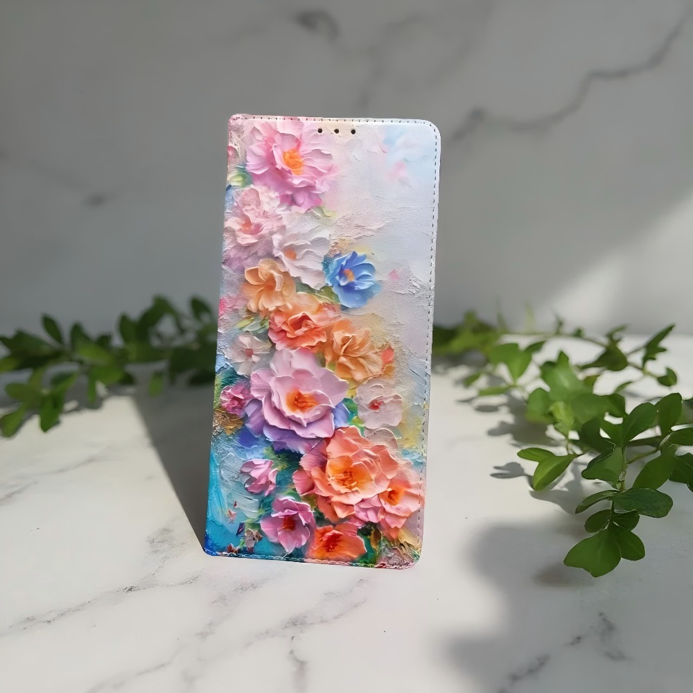 Samsung Galaxy S24 - Capa Carteira Magnética de Couro Pintada