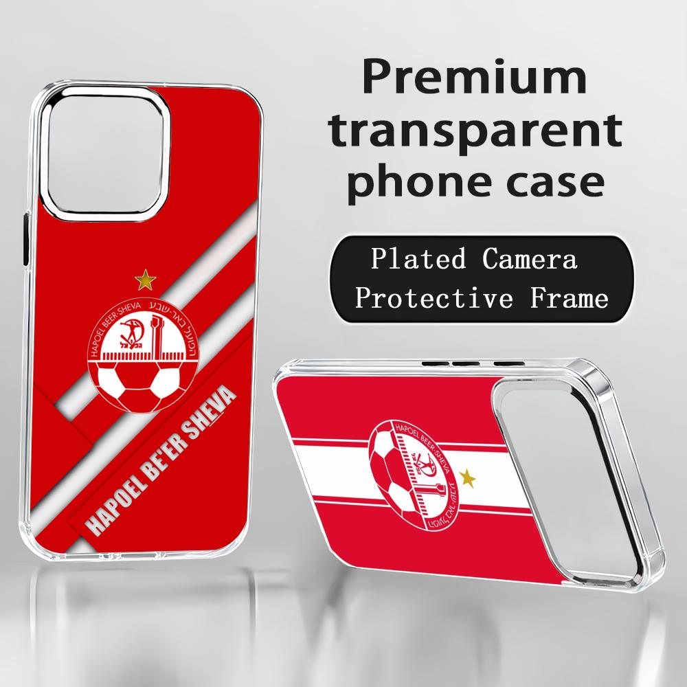 Phone Cases Iphone 15 Pro Max - Capa de Celular Transparente H-Hapoel Be'er