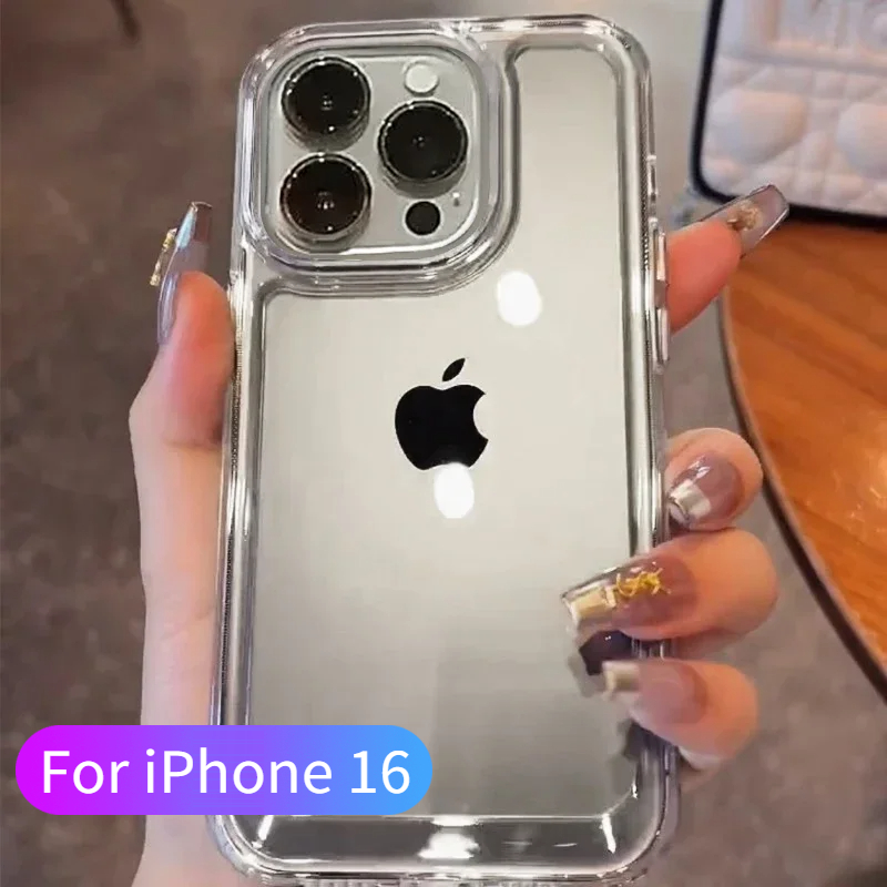 Phone Cases Classy - Luxo silicone transparente resistente caso à