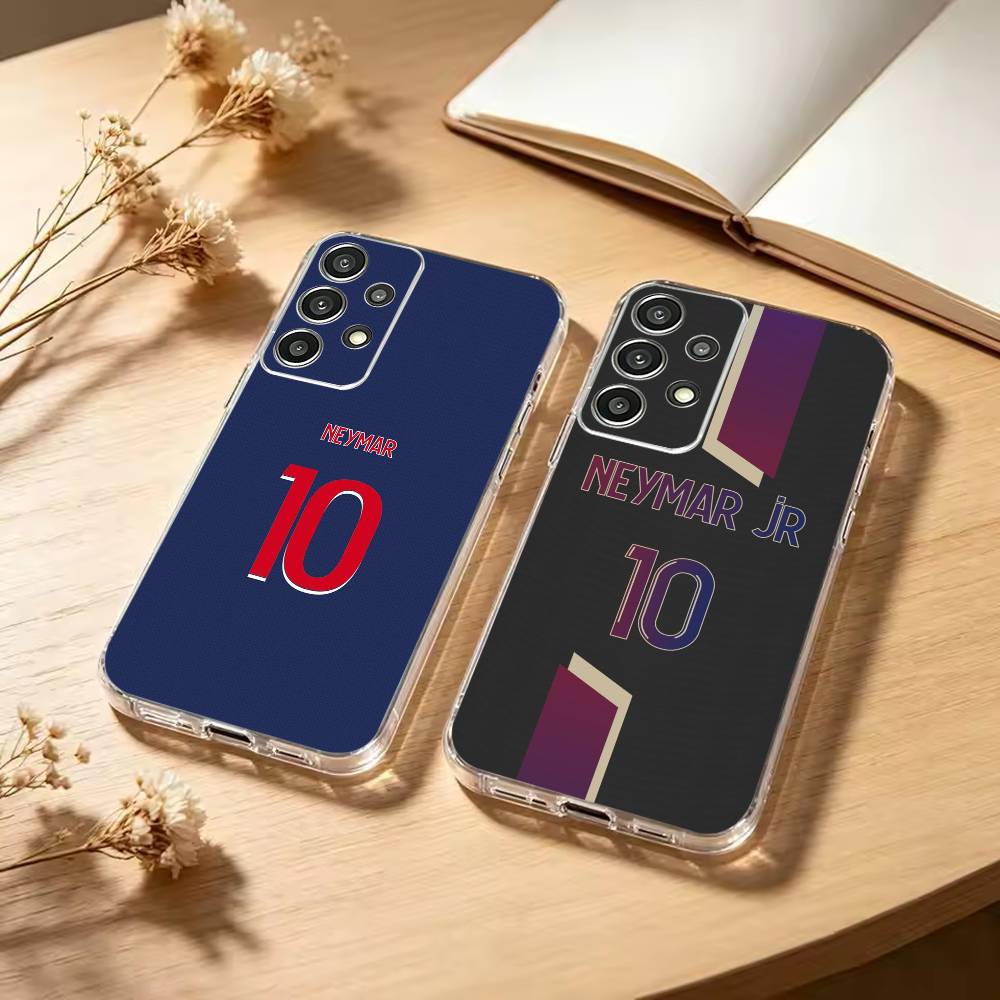 Phone Cases Jersey - Capa de Celular Transparente Macia N-Neymar
