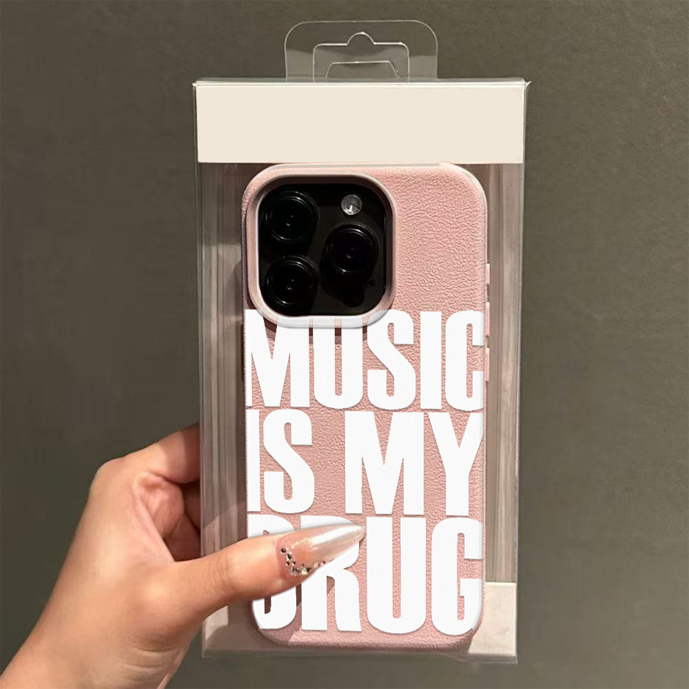 Phone Cases Iphone 15 Pro Max - Capa de Silicone Musical para iPhone