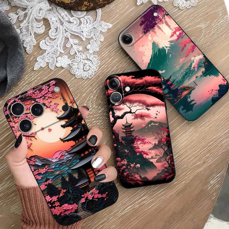 Phone Cases Aesthetic - Capa de Celular Estética Monte Fuji