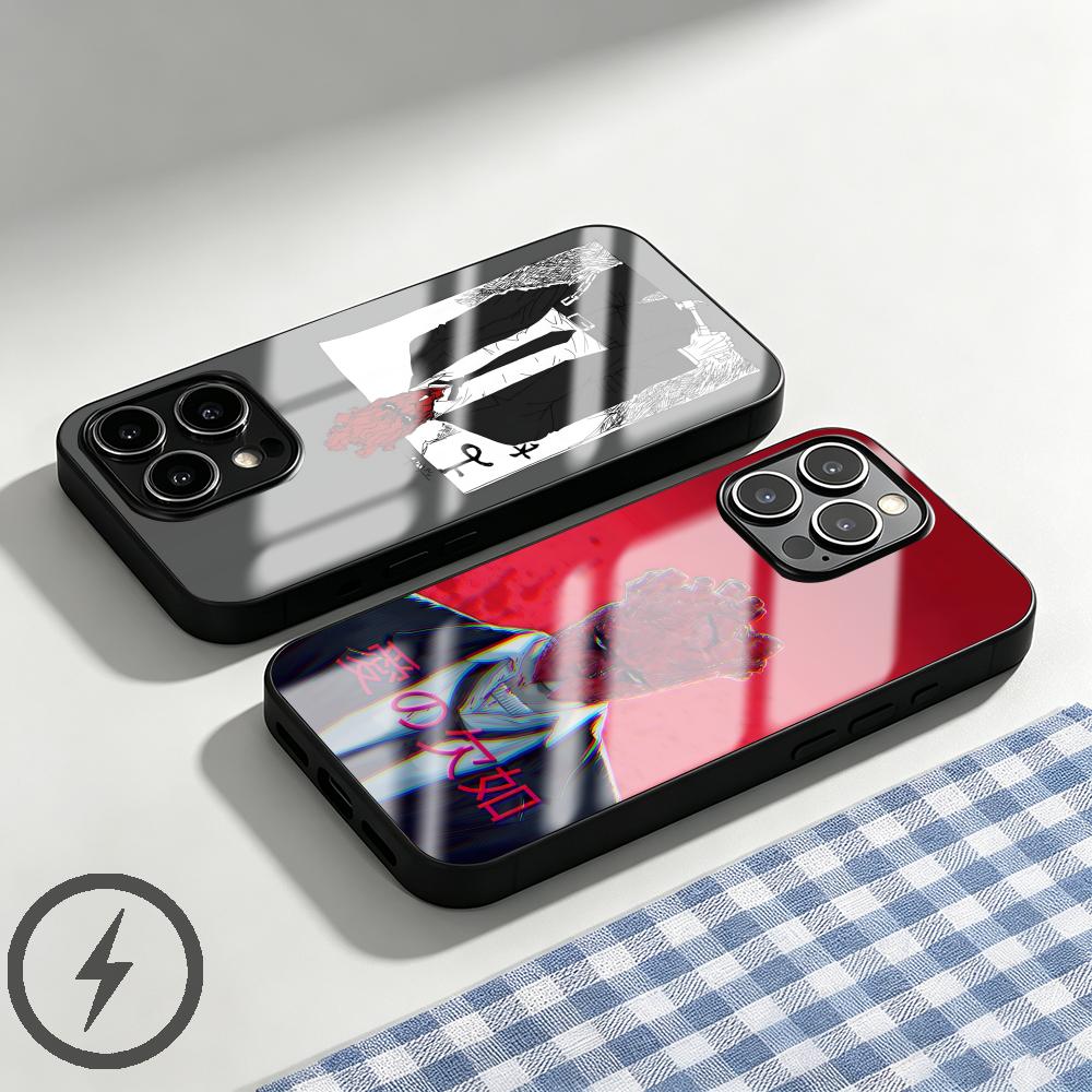 Phone Cases Iphone 15 Pro Max - Capa de Celular Magnética de Vidro