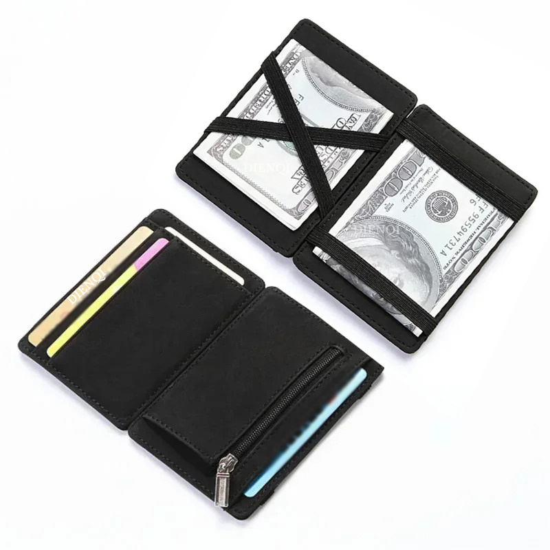 Carteira Mágica de Couro PU pa - Card Holder Slim Case avaliação e preço