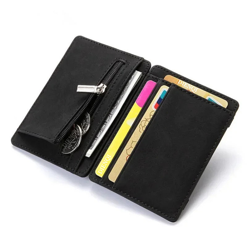 Carteira Mágica de Couro PU pa - Card Holder Slim Case avaliação e preço