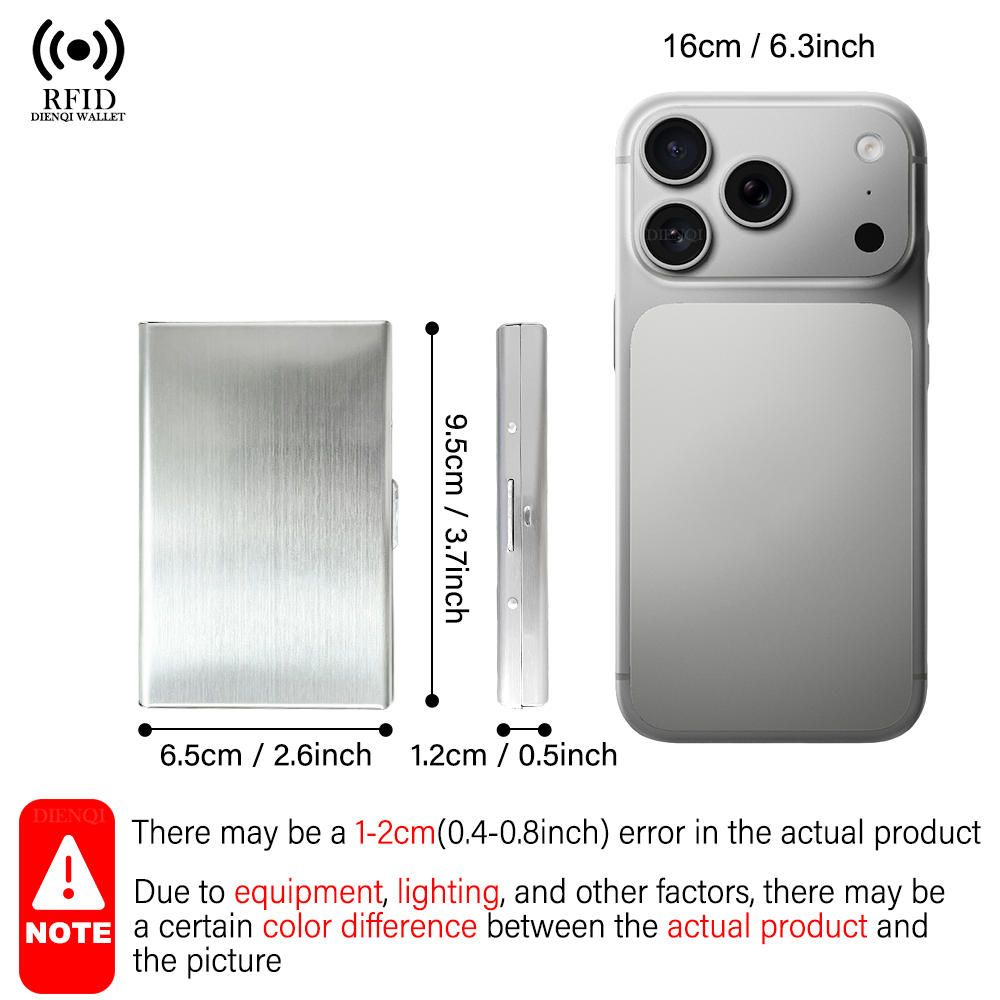 Porta-Cartões RFID, Estojo de  - Card Holder Slim Case avaliação e preço