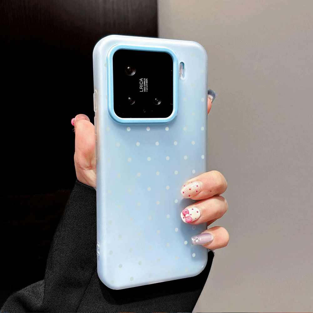 Capa de Telefone Adorável Azul - Phone Cases Polka Dot avaliação e preço