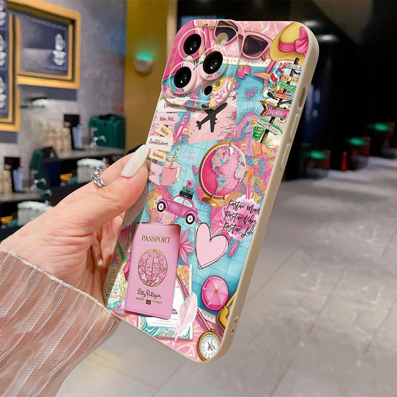 Avião de viagem impresso fosco - Phone Cases Aviation avaliação e preço