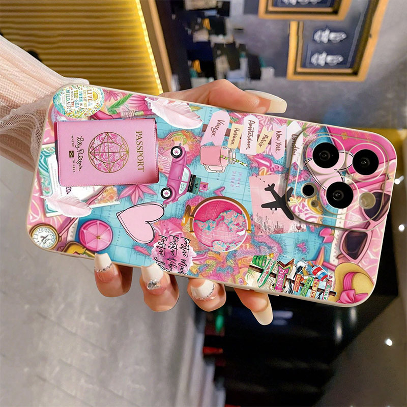 Avião de viagem impresso fosco - Phone Cases Aviation avaliação e preço