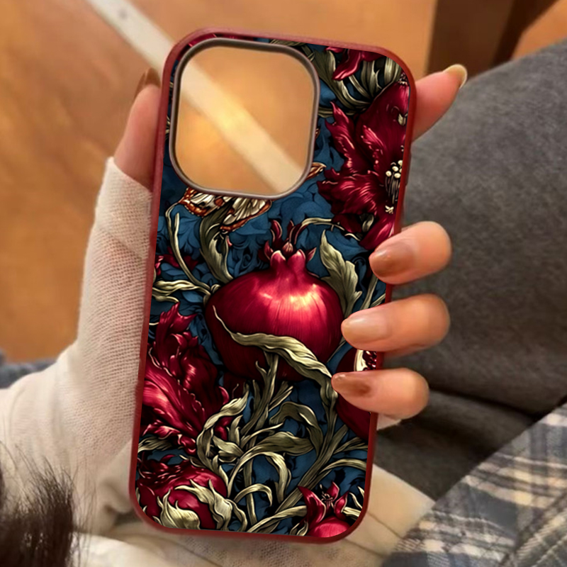 Vintage romã tpu arte caso de  - Phone Cases Aesthetic avaliação e preço