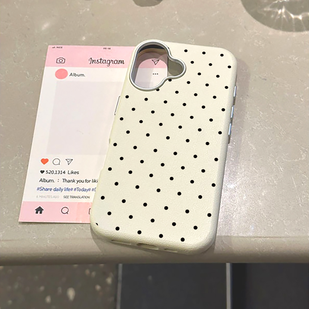 Capa de Telefone Coreana INS F - Phone Cases Polka Dot avaliação e preço