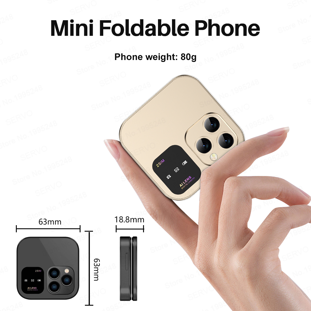 Servo 2025 novo mini flip tele - Phone Cases Verizon avaliação e preço