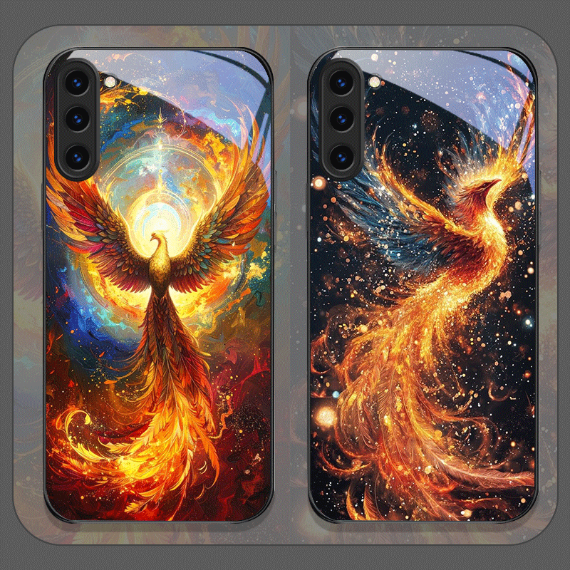 Estético phoenix fogo pena pad - Phone Cases Aesthetic avaliação e preço
