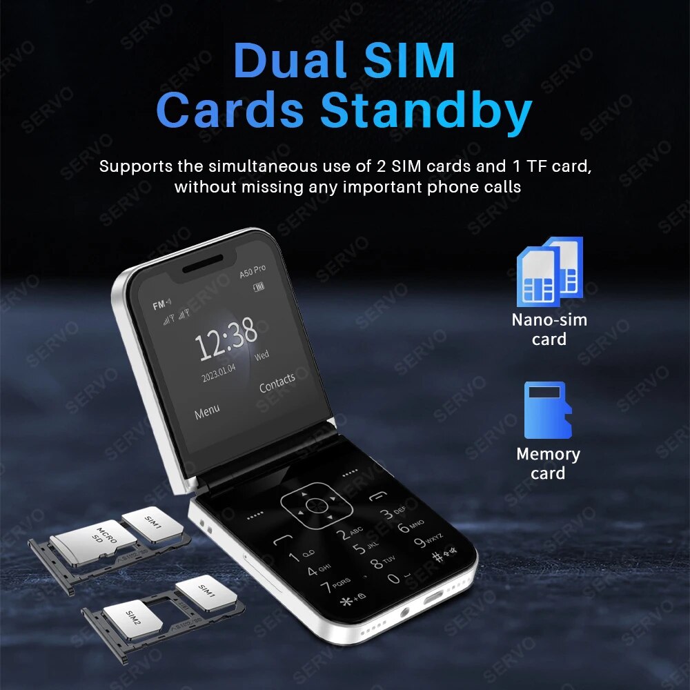 Servo a50 pro dobrável telefon - Phone Cases Verizon avaliação e preço