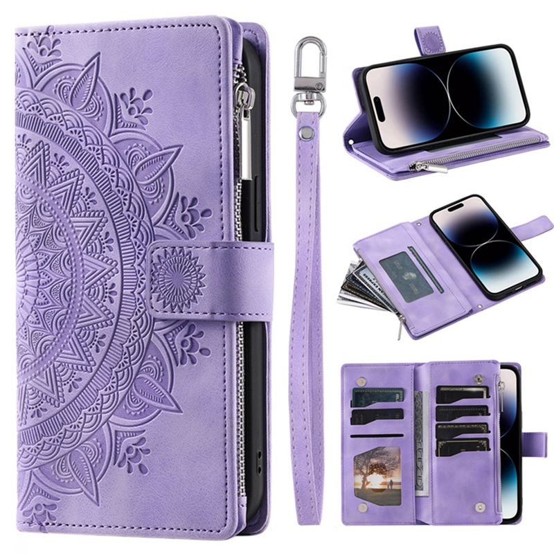 Capa carteira luxuosa com zípe - Phone Cases Classy avaliação e preço