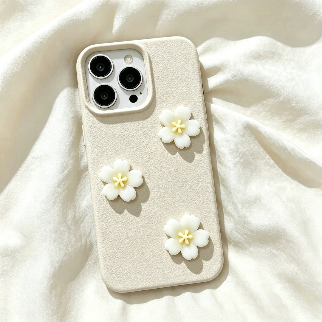Capa de Celular Macia 3D Flor  - Phone Cases Girly avaliação e preço