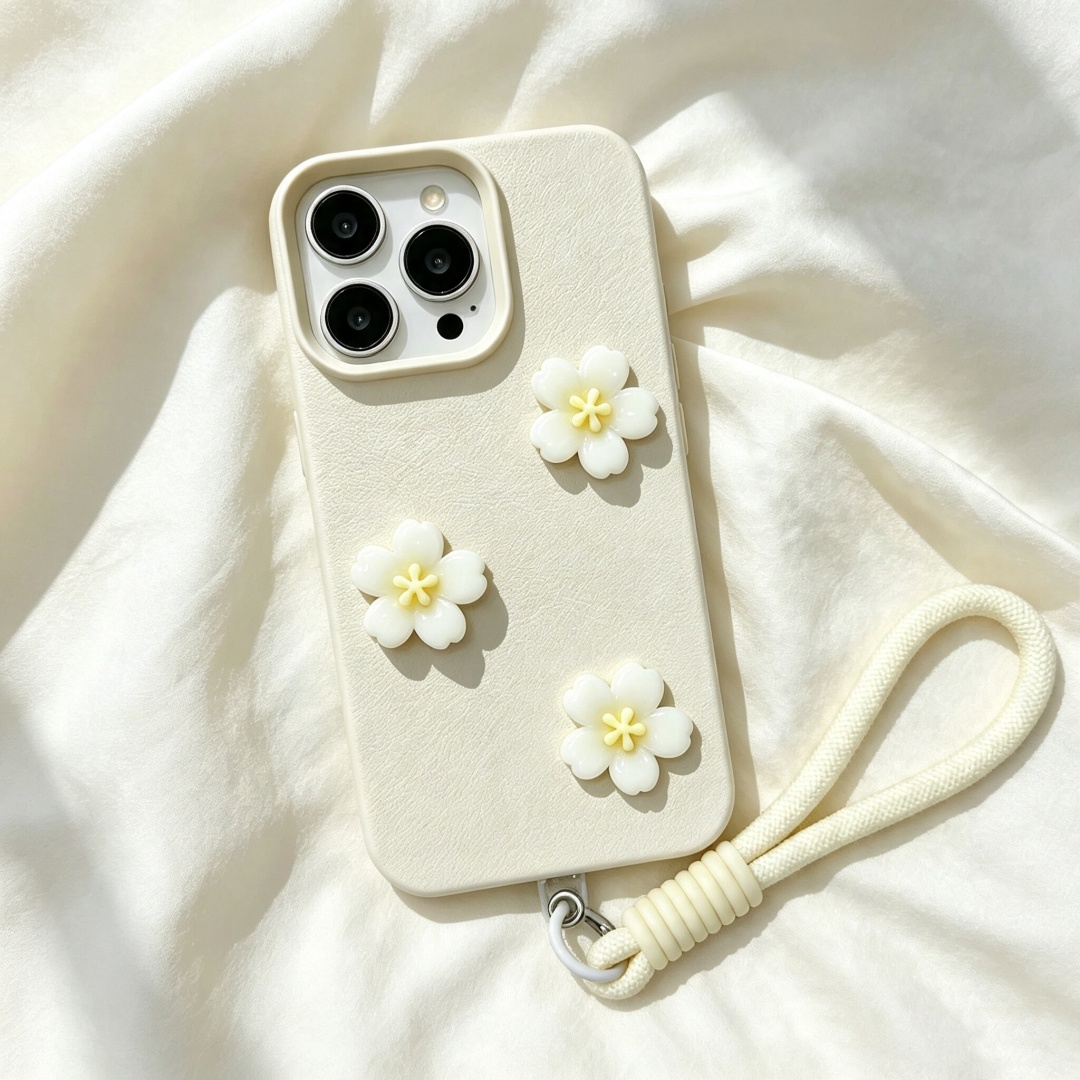 Capa de Celular Macia 3D Flor  - Phone Cases Girly avaliação e preço