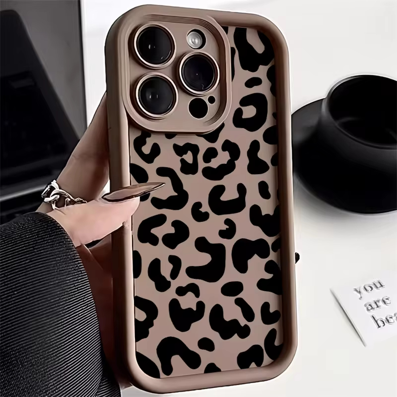 Impressão de leopardo y2k caso - Phone Cases Aviation avaliação e preço