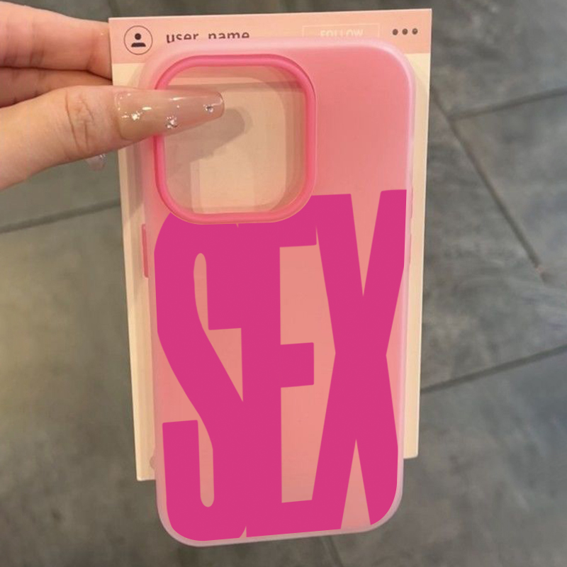 Elegante inglês carta sexo imp - Phone Cases Girly avaliação e preço