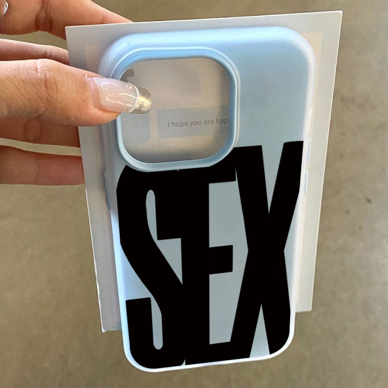 Elegante inglês carta sexo imp - Phone Cases Girly avaliação e preço