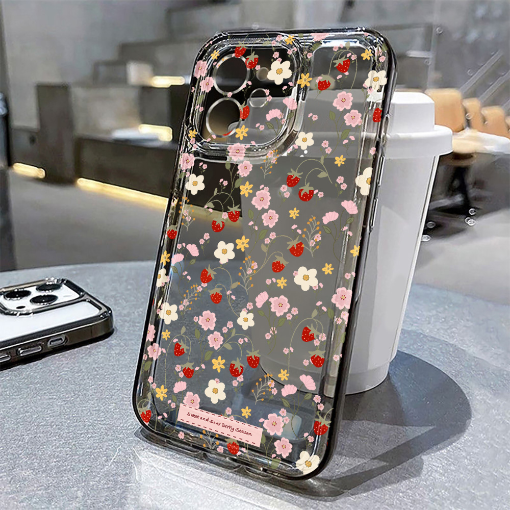 Capa Estética Floral Transpare - Phone Cases Aesthetic avaliação e preço