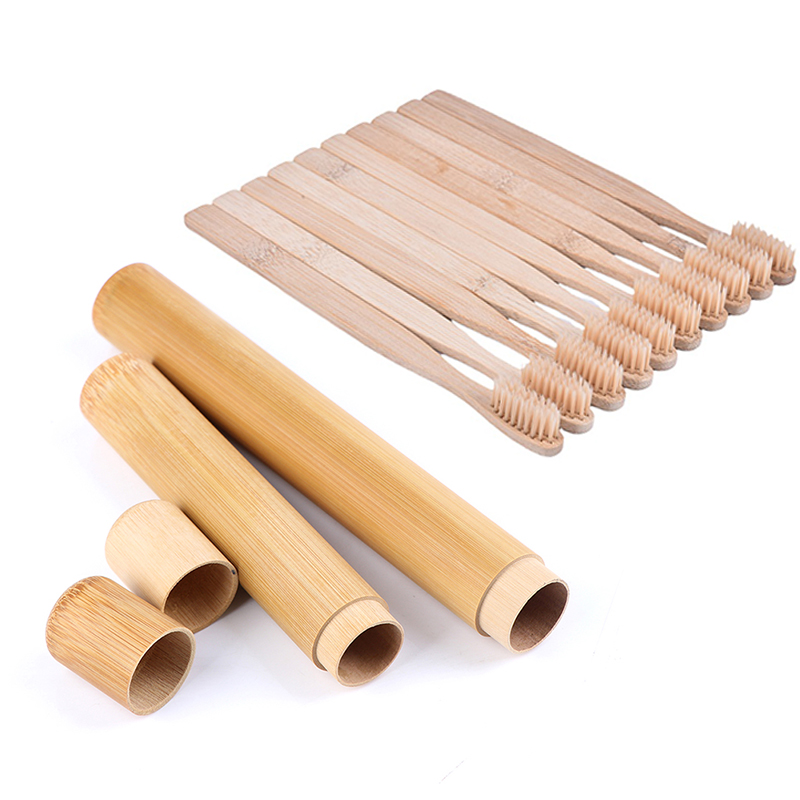 Escova de dentes de bambu ecol - Biodegradable Eco Case avaliação e preço
