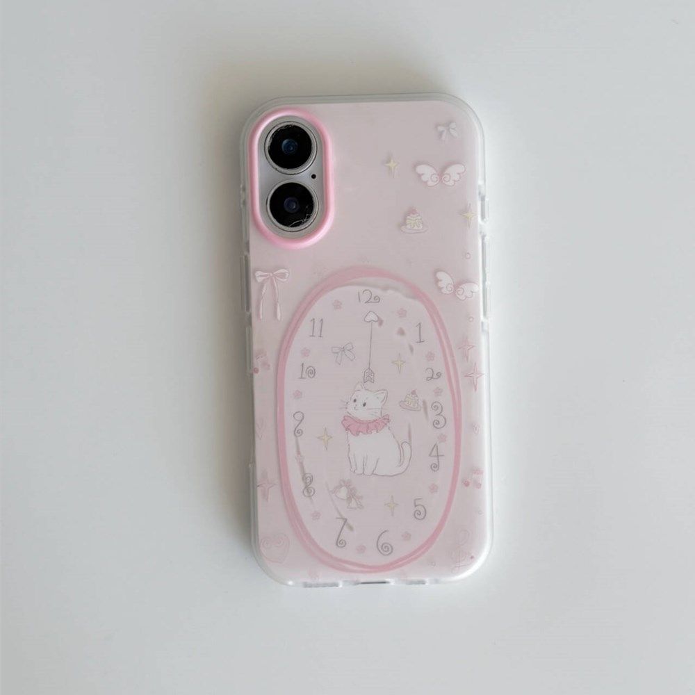 Capa de Silicone Y2K com Desen - Phone Cases Polka Dot avaliação e preço