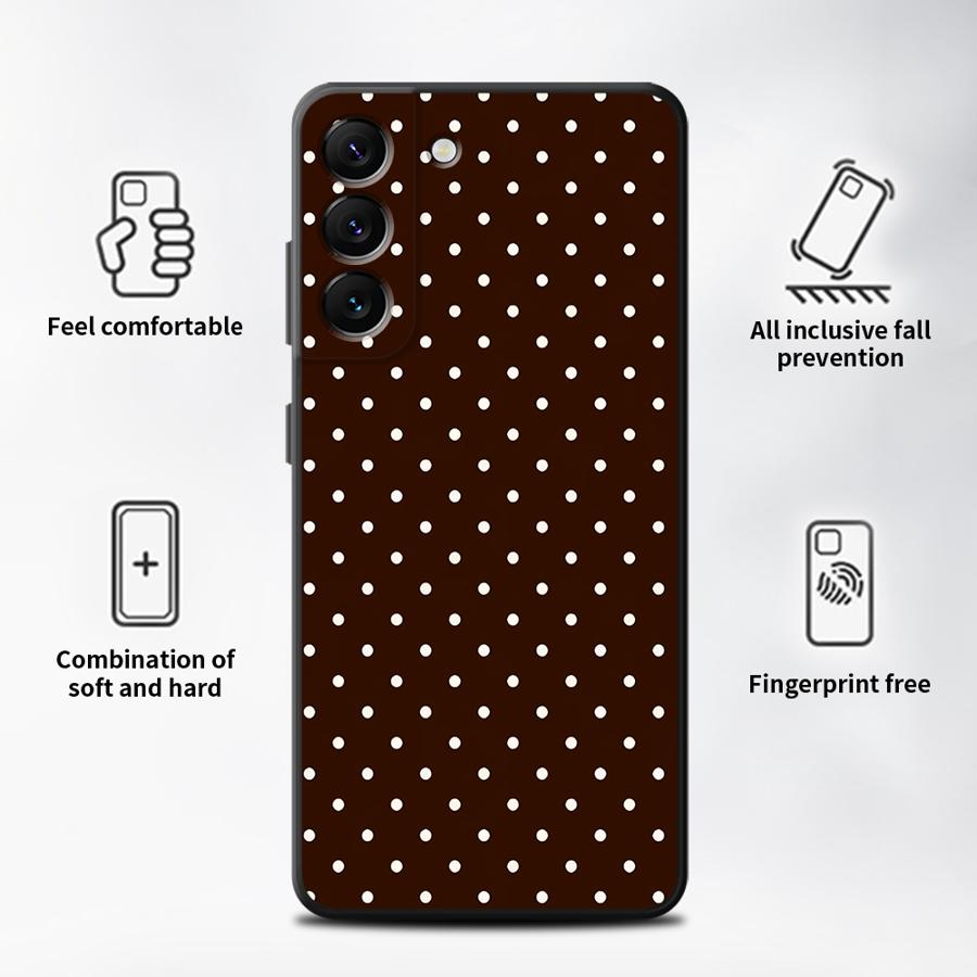 Capa Retrô com Poás para Samsu - Phone Cases Polka Dot avaliação e preço