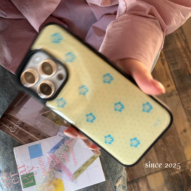 Capa de Celular Coreana com Fl - Phone Cases Polka Dot avaliação e preço
