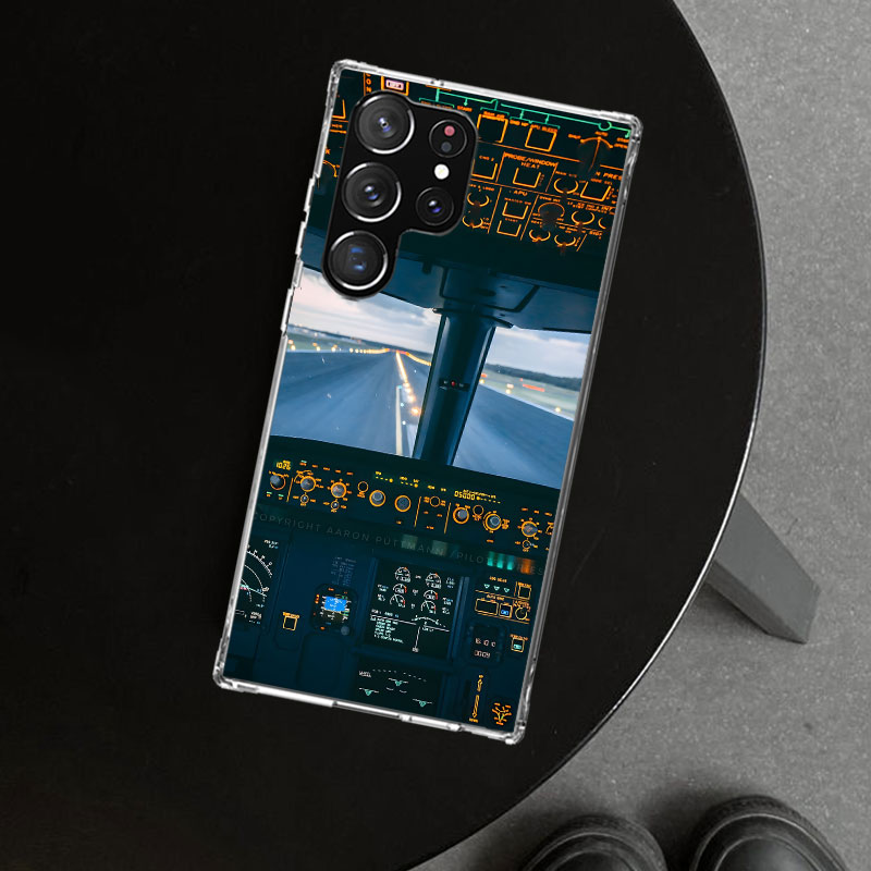 Avião de aviação piloto cockpi - Phone Cases Aviation avaliação e preço