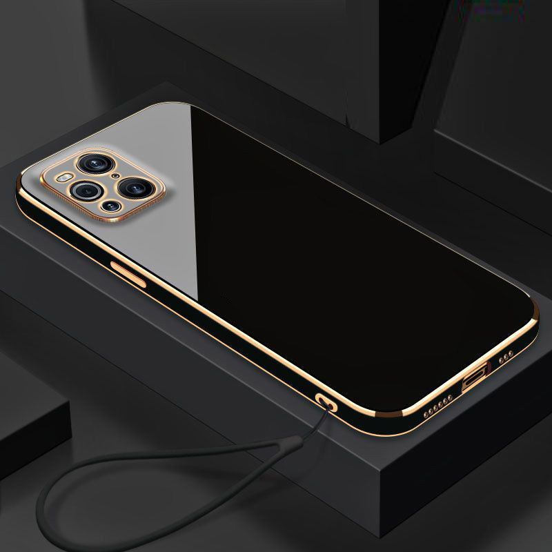 Luxo quadrado chapeamento caso - Phone Cases Aviation avaliação e preço